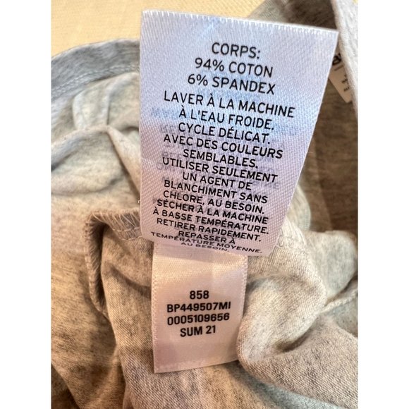 Nordstrom BP Strapless Mini Tube Dress Bodycon Heather Gray Cotton Stretch Small - Picture 12 of 14